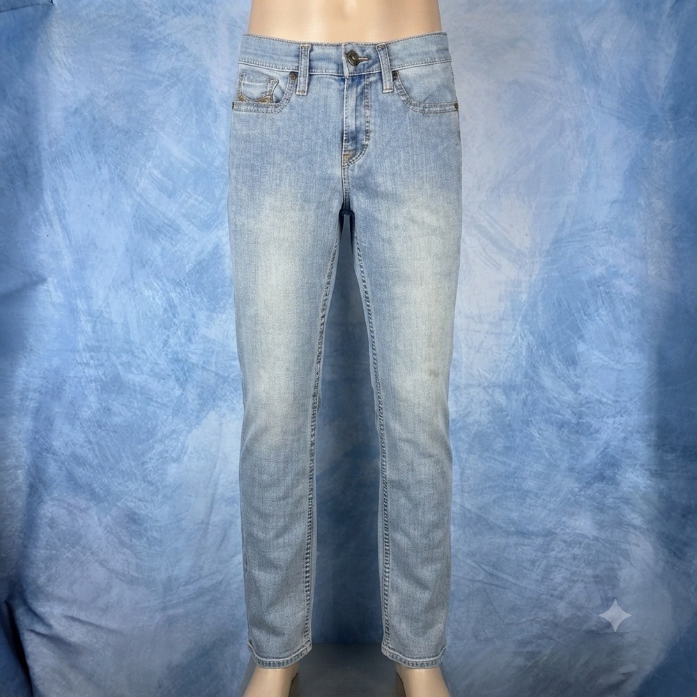 Cody James Mens Slim Fit Light Wash Denim Jeans 29x34 Stretch Western Style